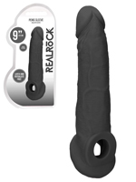 RealRock - Funda de Pene 21 cm - Negro