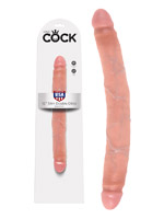 King Cock - Dildo Doble Slim 30 cm (12 Inch) - Flesh