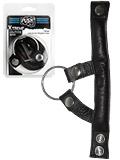 Push Xtreme Leather - Correa Texas Cock & Ball Weighted Cage